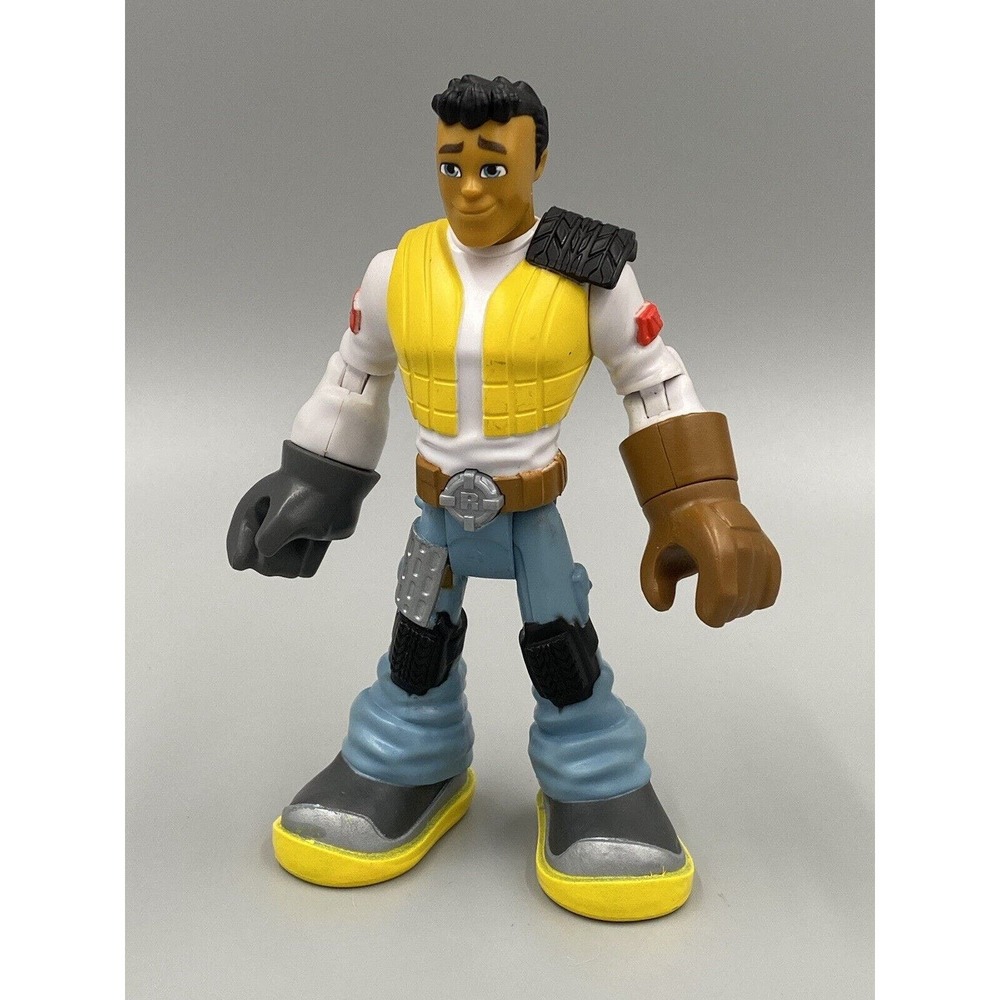 Fisher-Price Mattel‎ Rescue Heroes Carlos Kitbash Rescue Pack 6” Figure Only